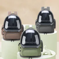 Transparent Pet Cat Carrier Bag Outdoor Travel Backpack for Cats Small Dogs Breathable Cat Carrying Bag Pet Supplies 2