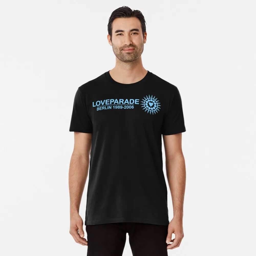 Loveпарад, Берлин Премиум футболки унисекс для мужчин женщин короткие летние футболки повседневные хлопковые Новое поступление Модная одежда для пар