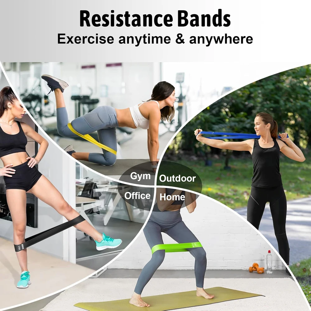 Resistance Bands Yoga Elastic Exercise Bands Gym Pilates Equipment Elastic Bodybuilding Exercise Equipment  Fitness equipment 4