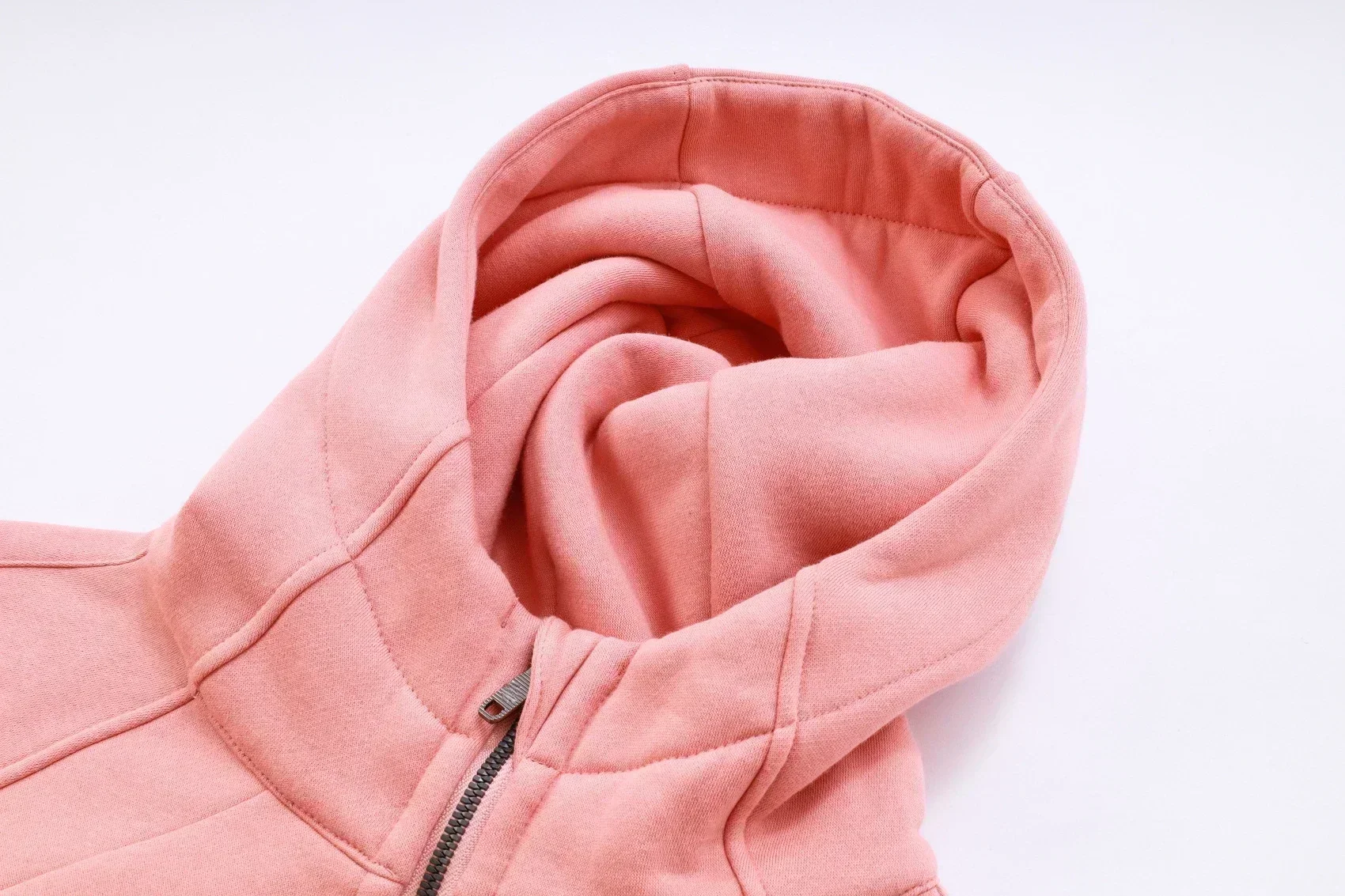 Scuba Women Short Zip-up Hoodie Yoga Solid Sports Pullover Hooded Sweater Windproof Plush Outdoor Loose Easy Fashion Hoodie