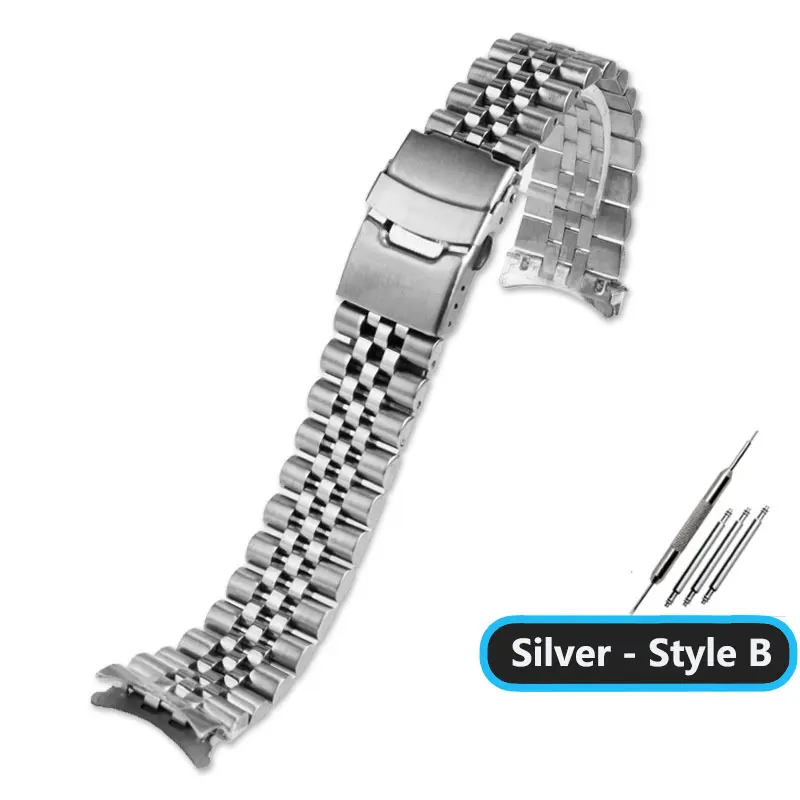 Enhanced Stainless Steel Watch Band - 22mm Strap for Seiko Water Ghost Series