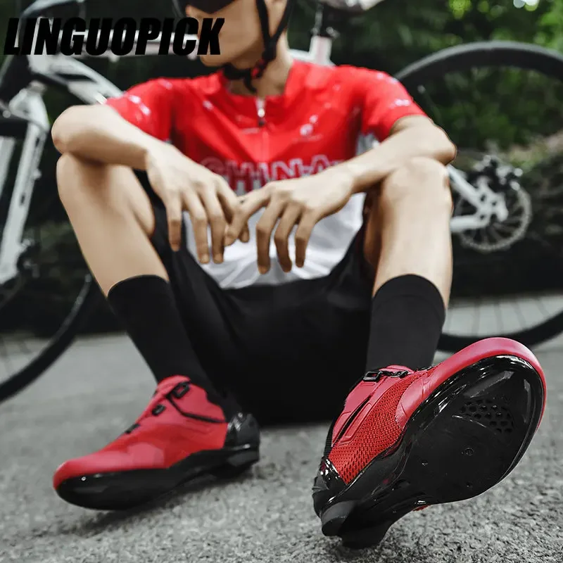 Cycling Sneakers MTB Cleats Shoes Men Road Bike footwear Speed Sneaker Racing Women Bicycle Shoes for SPD road cycling shoes 6