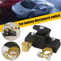 12V 24V Auto Battery Power Off Switch Car RV Brass Anti-loss Thickening Partition Protector Intelligent Repair Hardware Tools 1