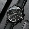 5PCS Set Fashion Mens Sports Bracelet Watches For Men Military Quartz Wrist Watch Classic Male Casual Leather Watch Reloj Hombre 3