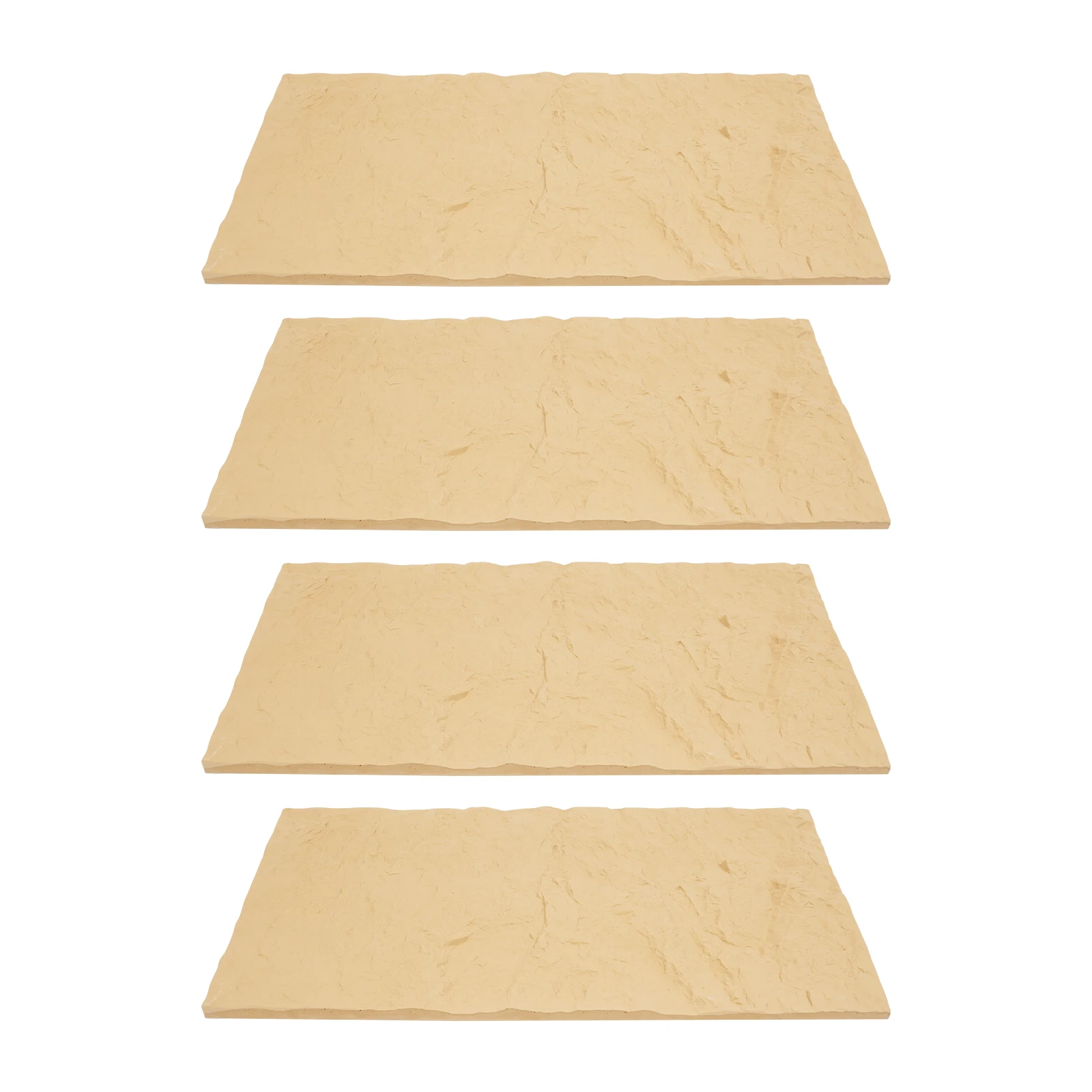 4PCS 60x120m Faux Stone Wall Panels, Yellow-Gold/Black PU Panels for Interior Wall Decor, Simulated Stone Wall for Home, Office