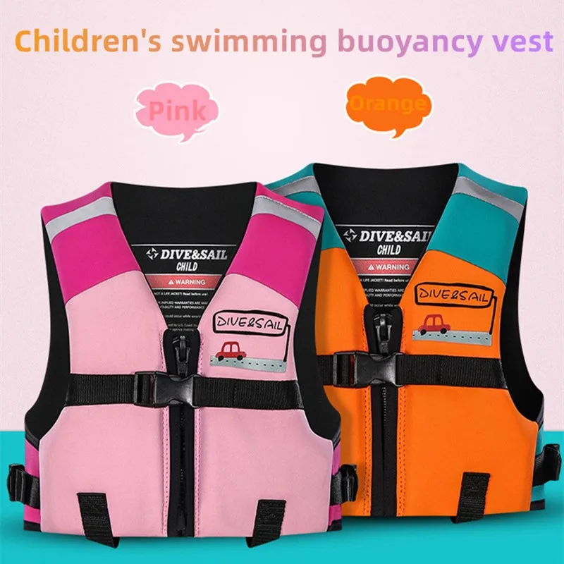 KidsColorLifeJacketsGirlNeopreneWarmLightweightSwimmingVests