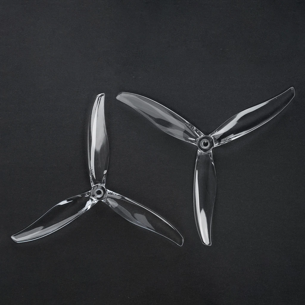 2Pairs 7041 Propeller 3-Leaves Plastic Prop Paddle Support for 2408 1100kv Motor For RC Drone Airplane Quandcopter Accessory