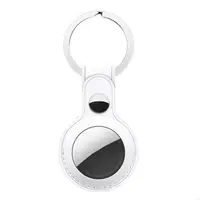 R91A Leather Loop for AirTags Finder, Anti-Scratches PU for Case Protective Skin Cove 1