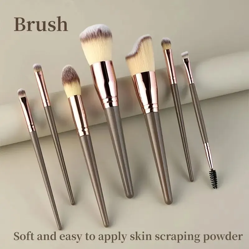 Single Makeup Double Head Brush Eye Brush Loose Powder Mix Foundation Concealer Brush Beauty Tools Multi-Function