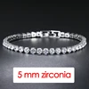 Bracelet de Tennis en cristal de luxe pour hommes, Hip Hop, tendance, Punk, zircone, chaîne de Couple sur la main, bijoux Streetwear
