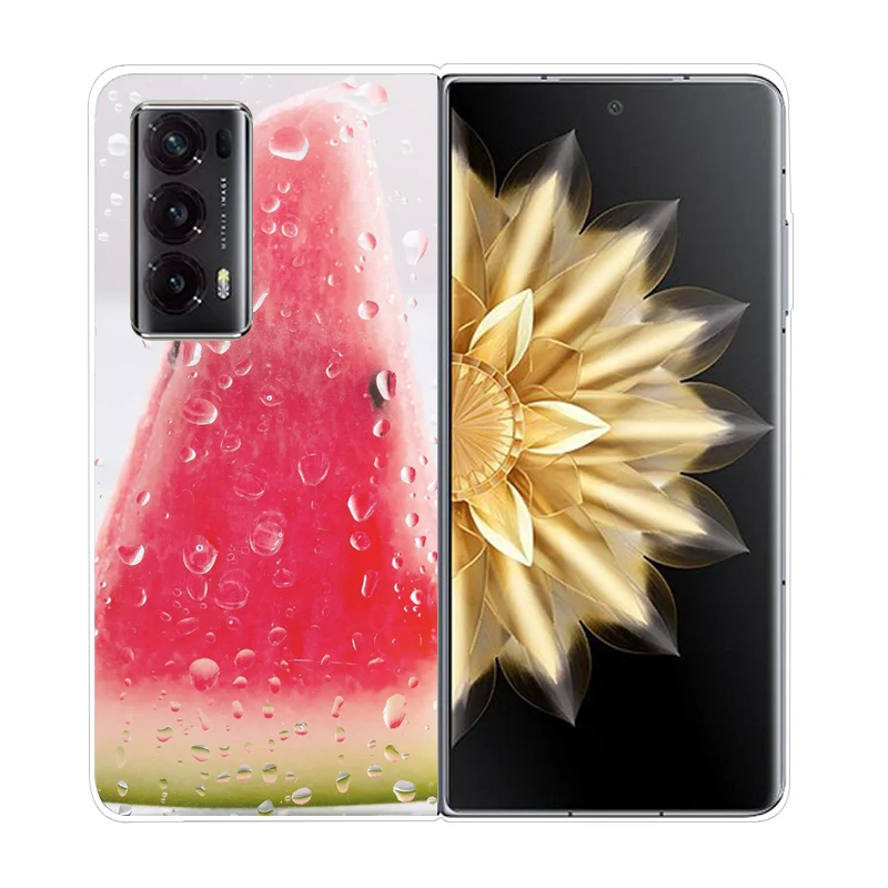 Durable Clear Hard Shell Phone Case - Shockproof & Foldable Design