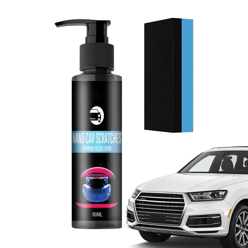 

Car Scratch Remover 60ml Auto Scratch Repair Scratch Remover Liquid Universal Polishing Agent with Sponge Car Repair Fluid Car