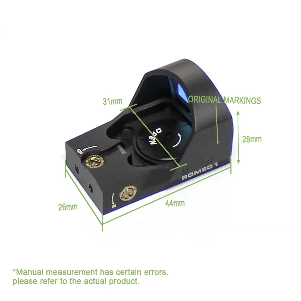 Metal Tactical ROMEO1 Mount Weapon Romeo 1 Red Dot Sight Scope Mounting Base Hunting Accessories