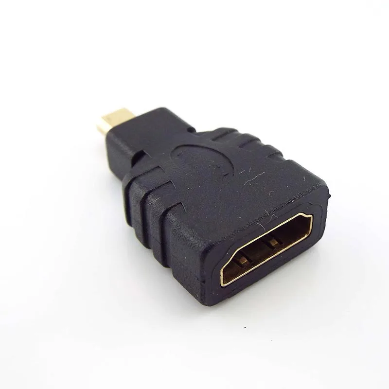 HDMI Adapter Micro HDMI-compatible Male to Female Adapter Type D to A HD Connector Converter Adapter for Xbox 360 for PS3 HDTV L19 1/2/5Pcs