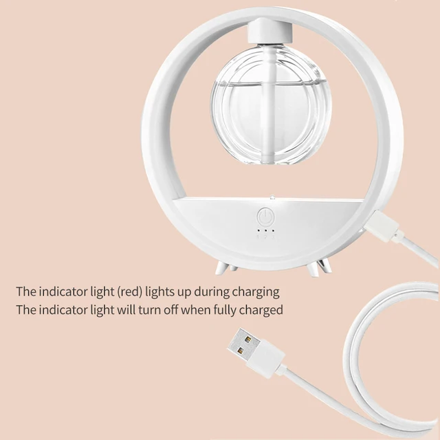 Cute Round Humidifier Aromatherapy Machine with LED Light Long-lasting Fragrance Aroma Diffuser Essential Oi Home Desktop Decor 5