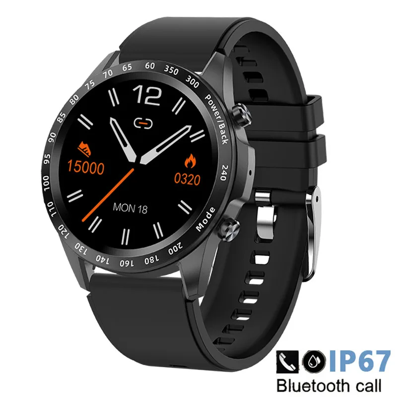 2022 Men Smart Watch Heart Rate Blood Pressure IP67 Waterproof Sports Fitness Luxury Watch Bluetooth Call Smartwatch Music Clock 