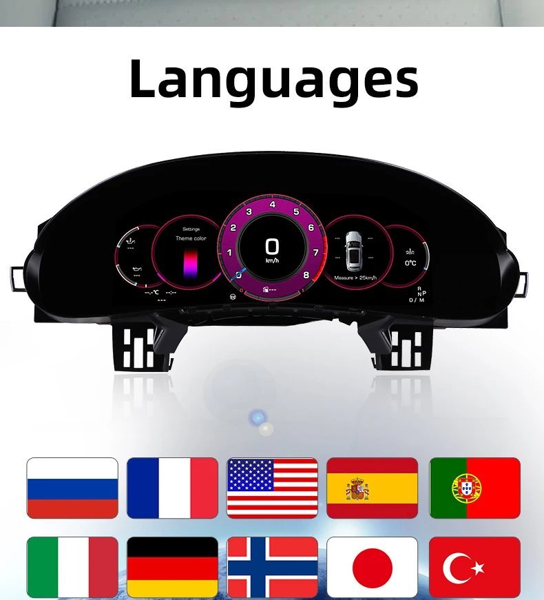 Digital Instrument Cluster For Porsche Cayenne 2002-2009 Speedometer,Dashboard,G