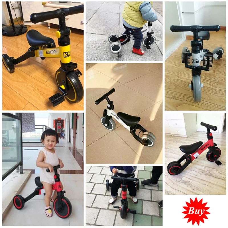 Infant Shining Children's Scooter Tricycle 3-in-1 Children's Balance Bike 1-6 Years Ride on Car 3 Wheels Non-inflatable 6 Infant Shining Children's Scooter Tricycle 3-in-1 Children's Balance Bike 1-6 Years Ride on Car 3 Wheels Non-inflatable 6