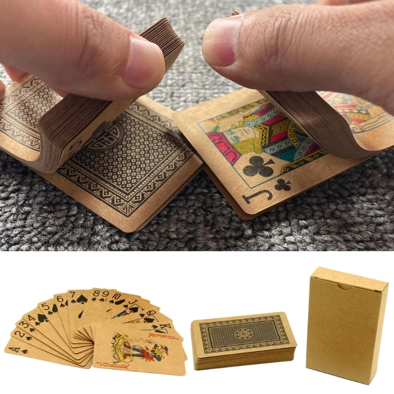 54 Cards Simple Style Poker Table Game Role Playing Card Poker Table Game Playing Card Collection Entertainment Products 24BD