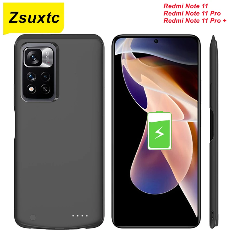 6800Mah Battery Charger Case For Xiaomi Redmi Note 11 Power Case