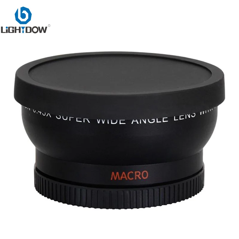 

58MM 0.45x Wide Angle Lens + Macro Lens for Canon EOS 350D/ 400D/ 450D/ 500D/ 1000D/ 550D/ 600D/ 1100D Nikon Free Shipping