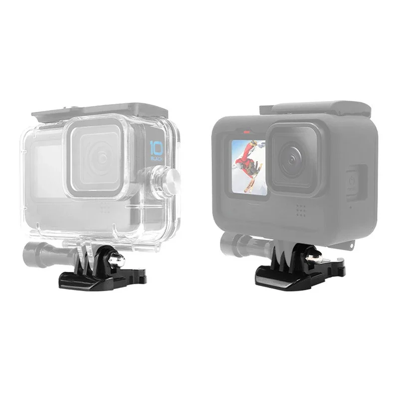 Support de caméra d'action en silicone, étanche, pour GoPro Hero 12/11/10/9/8/7/6/5/4/3+