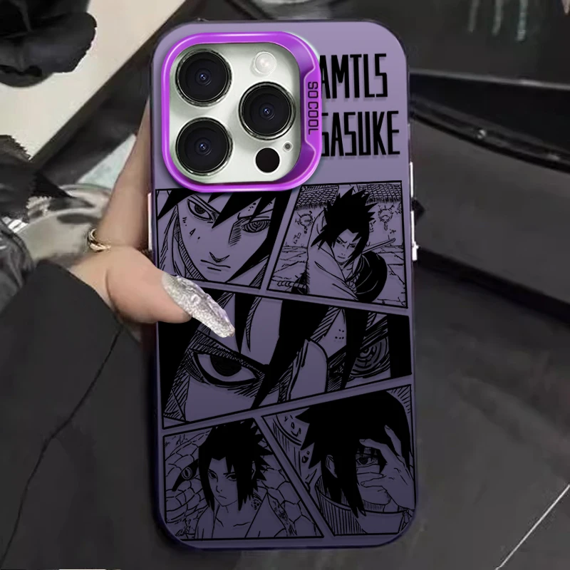 Premium Anime Uchiha Sasuke Hard Phone Case Cover