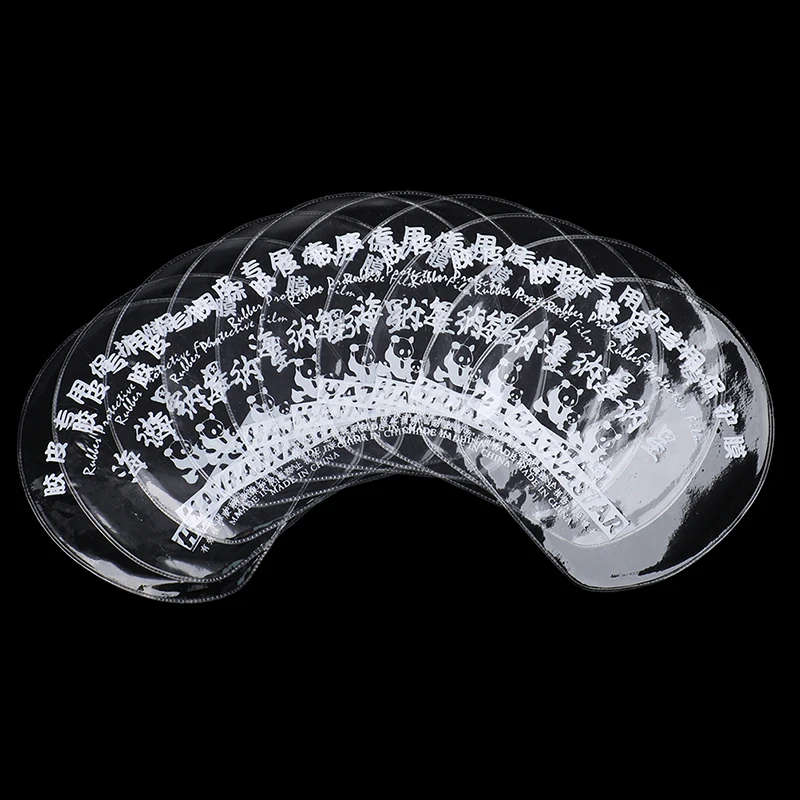 10Pcs Ping Pong Racket Protector Covers Transparent Table Tennis Rubber Sheet Protection Film For Ping Pong Racket 16cmX16cm