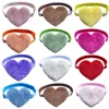 50/100pcs Valentine's Day Dog Bow Ties Heart Shape Bowties Neckties Small Dog Collars Adjustable Pet Bowtie Dog Grooming Product 1