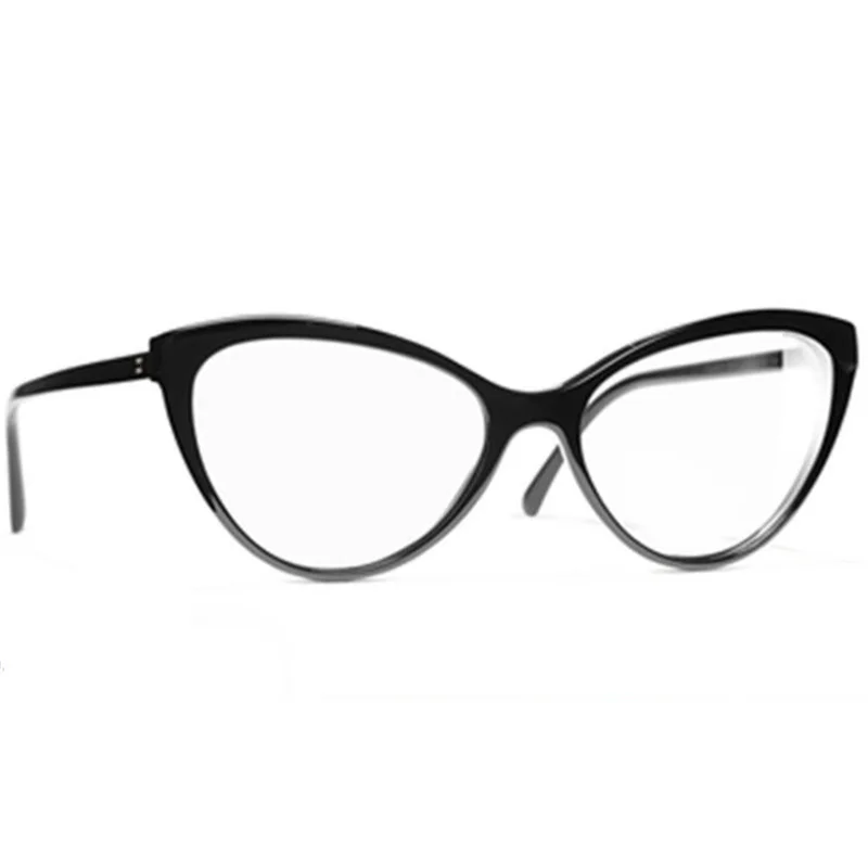 

Euro-AM Hotsale Fashion Sexy Small Cateye Frame Glasses for Women 54-18-140 Lightweight Wearing Goggles Fullrim Eyewear