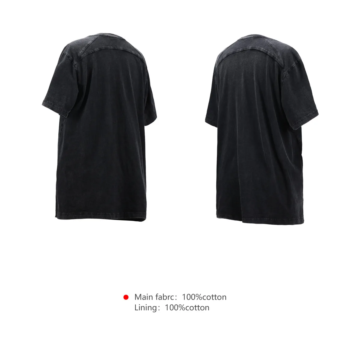 Reindee Lusion 22ss 3d batik wash short sleeve t-shirt diamond shaped structure pure cotton  adjustment zipper techwear gorpcore