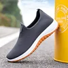 Mesh Breathable Shoes for Men Non-slip Wear-resistant Slip on Flat Casual Shoes Fashion Light Sport Walking Shoes 2
