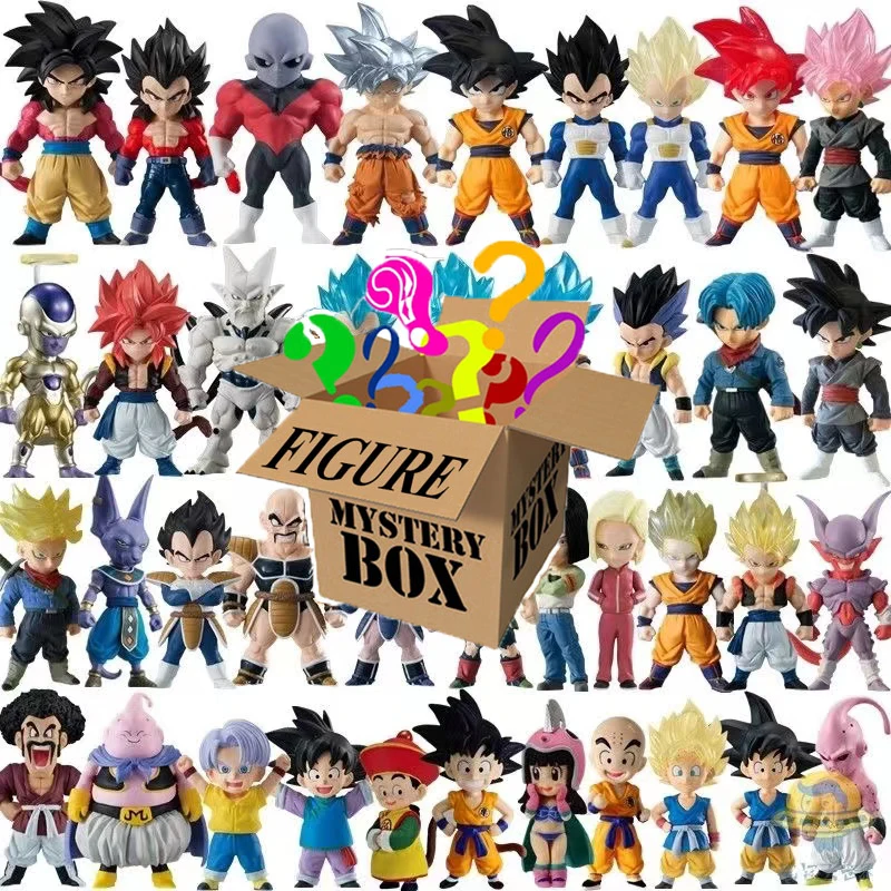 Anime Dragon Ball Figures Personaggio Dei Cartoni Animati Figura Pvc Blind Box Mystery Box Figurine Lucky Box Animazione Piccola Figura Circa 5Cm