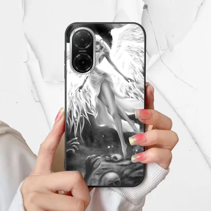 Cute Cartoon Soft TPU Silicone Bumper Back Cover Case, Shockproof Protective Shell