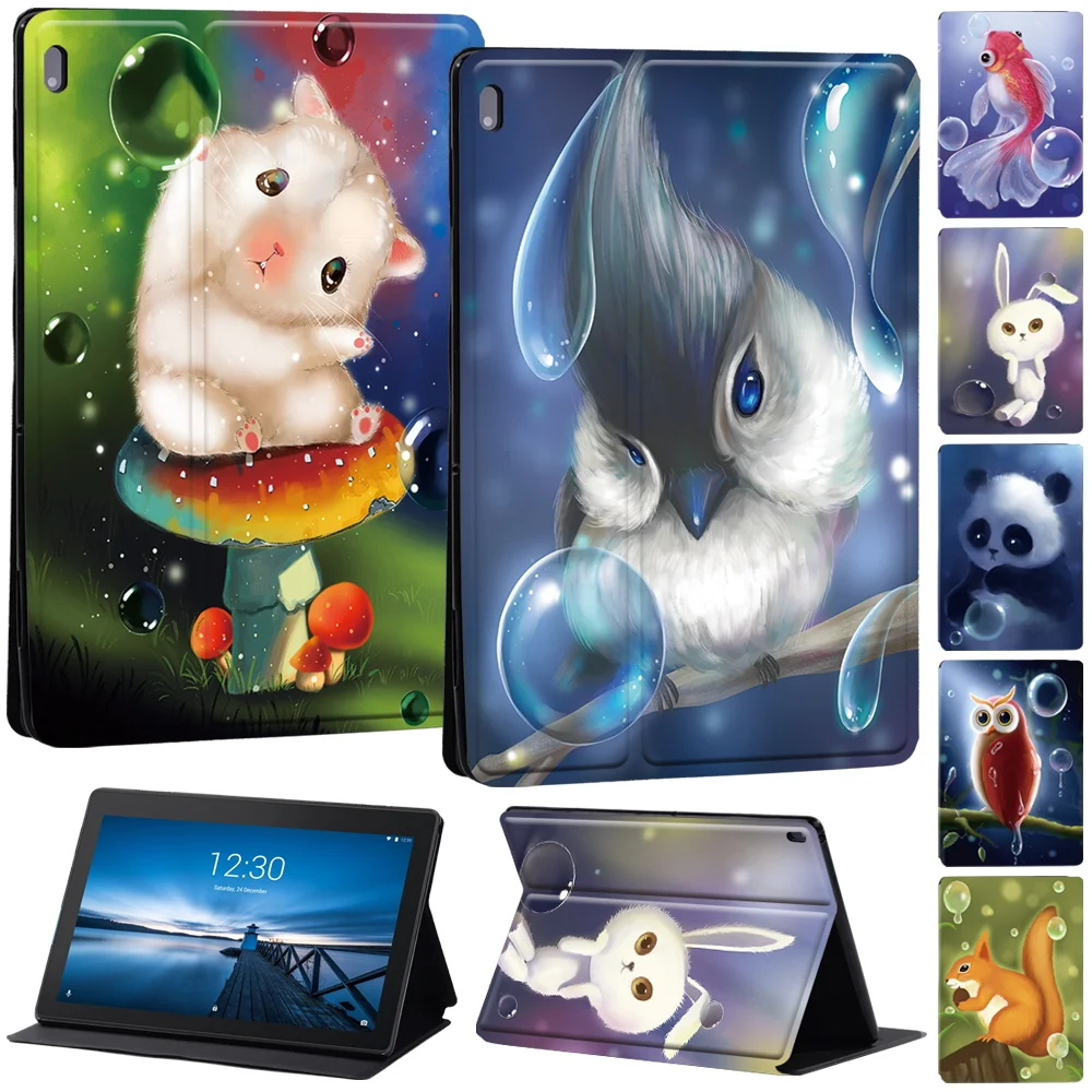 Per Lenovo Lenovo Tab M10 10.1 Pollici M7 M8/E10 Tb-X104F/M10 Plus Custodia Per Tablet Tb-X606F/Tb-X606X Serie Animale Protettiva