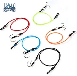 HooCrawler 1/10 RC Crawler Kinetic Winch Strap, Escape Rope Rescue Trailer Hook for Axial SCX10 I II III TRX4 Element D90 WPL