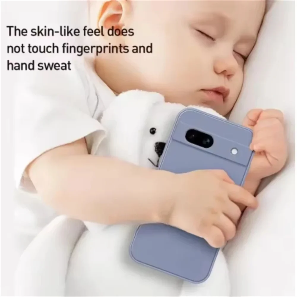 Shockproof Liquid Silicone Phone Case with Camera Protection