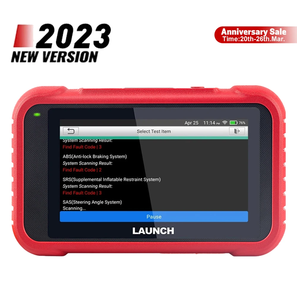 LAUNCH X431 CRP123E OBD2 Car Scanner OBD OBDII Engine ABS Airbag SRS Transmission Automotive