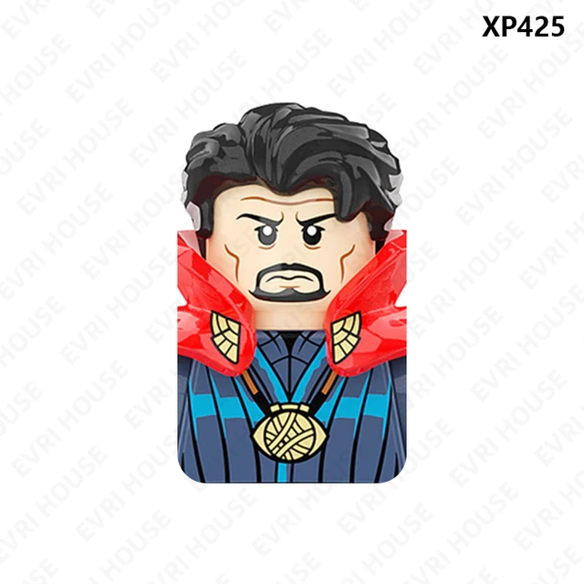 Superhero Strange Multiverse Action Figures Scarlet Witch Mordo Wong Mini Bricks Disney Building Blocks Toys for Children XP425