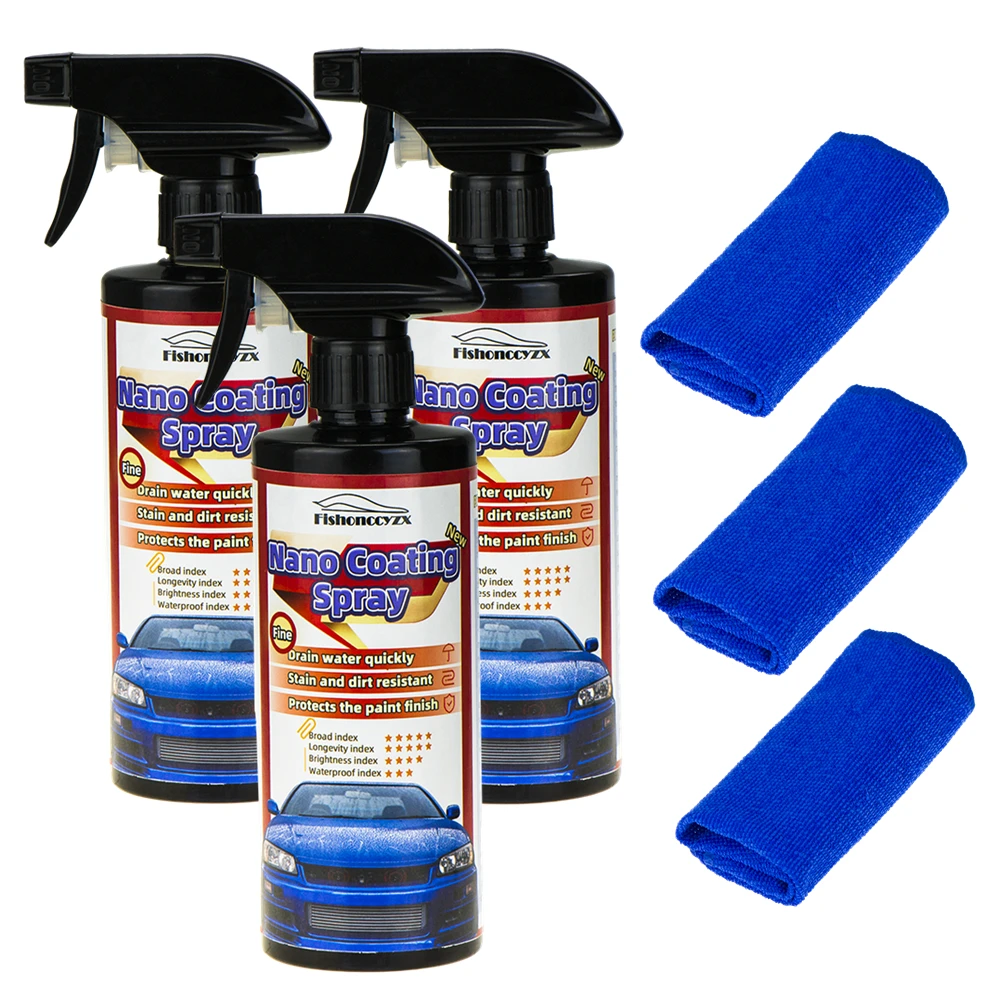 

9H Ceramic Car Coating Hydrochromo Paint Care Nano Top Quick Coat Polymer Detail Protection Liquid Wax Car Care