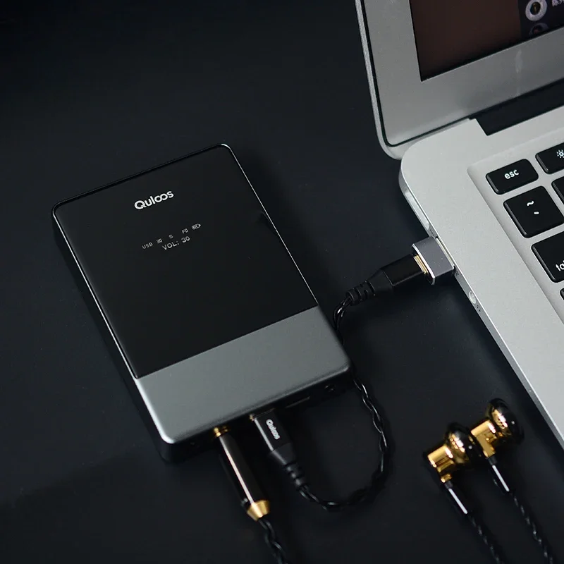 QULOOS MUB1 Four CS43131 Portable DAC / AMP 4*CS43131 Portable USB & HD Bluetooth HiFi Decoder Headphone Amplifier