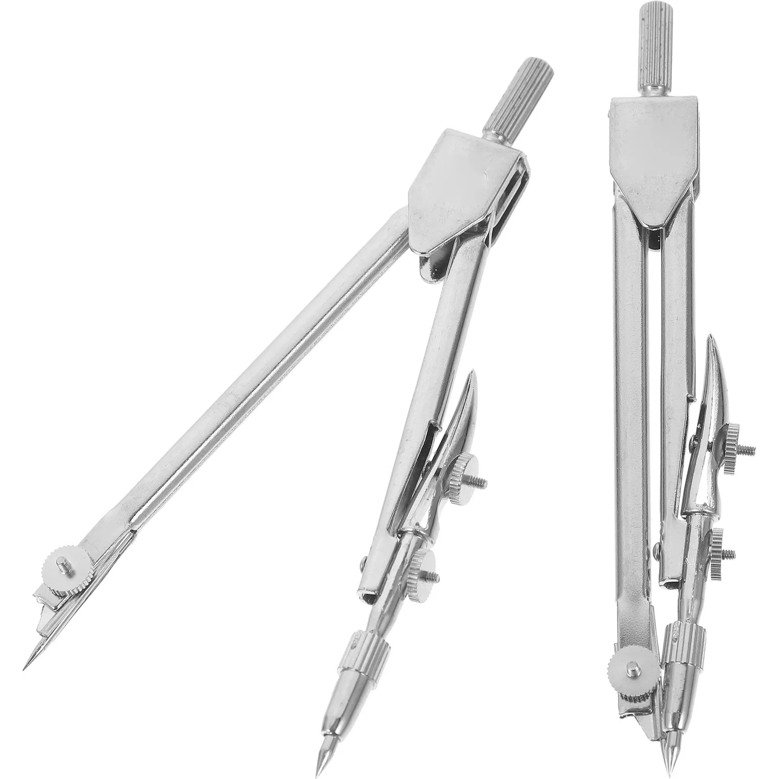2Pcs 나침반 전문 공예 금속 드로잉 도구 휴대용 마킹 게이지 다기능 스크라이빙 게이지 정밀 보우