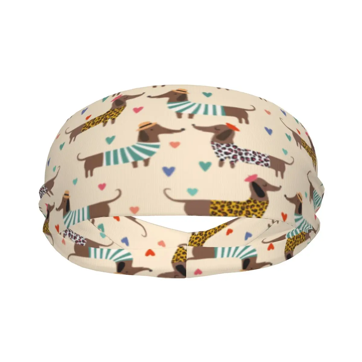 

Повязка на голову с забавным мультяшным рисунком, повязка на голову для собак, повязка на голову для тенниса, тренажерного зала, фитнеса, головной убор, аксессуары для волос