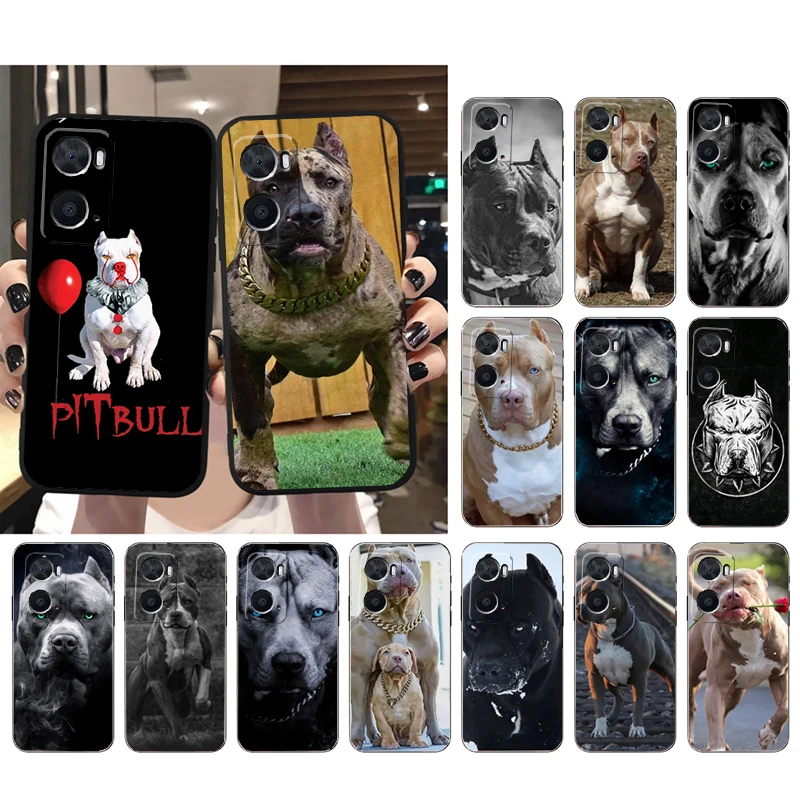 

Cute Pitbull Phone Case For OPPO A1k A52 A91 A55 A57 A32 A74 A54 A94 A35 A16 A53S A96 A17 A58 Shell