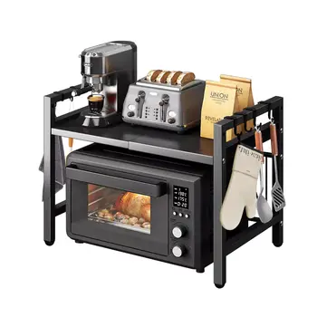 Expandable Microwave Shelf Organizer 7