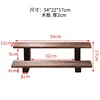 Paulownia Purple Sand Pot Storage Shelves Solid Wood Chinese Desktop Ornament Dish Rack for Tea Set Cup Holder 6