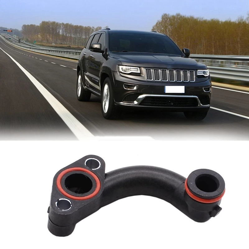 5X Car Water By Pass Tube Radiator Hose For Jeep Grand Cherokee -Crude Oil Engine 3.0T Dodge Ram 68211200AC 68211200AB