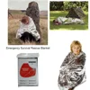 Outdoor Molle Emergency Rescue Blanket Lifesave First Aid Kit Military Bushcraft Survival Blankets Insulation Thermal Foil Cover 5
