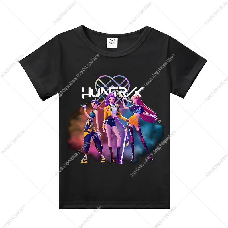 Kpop Demon Hunters T-Shirt - Anime Print Shirt Für Teenager