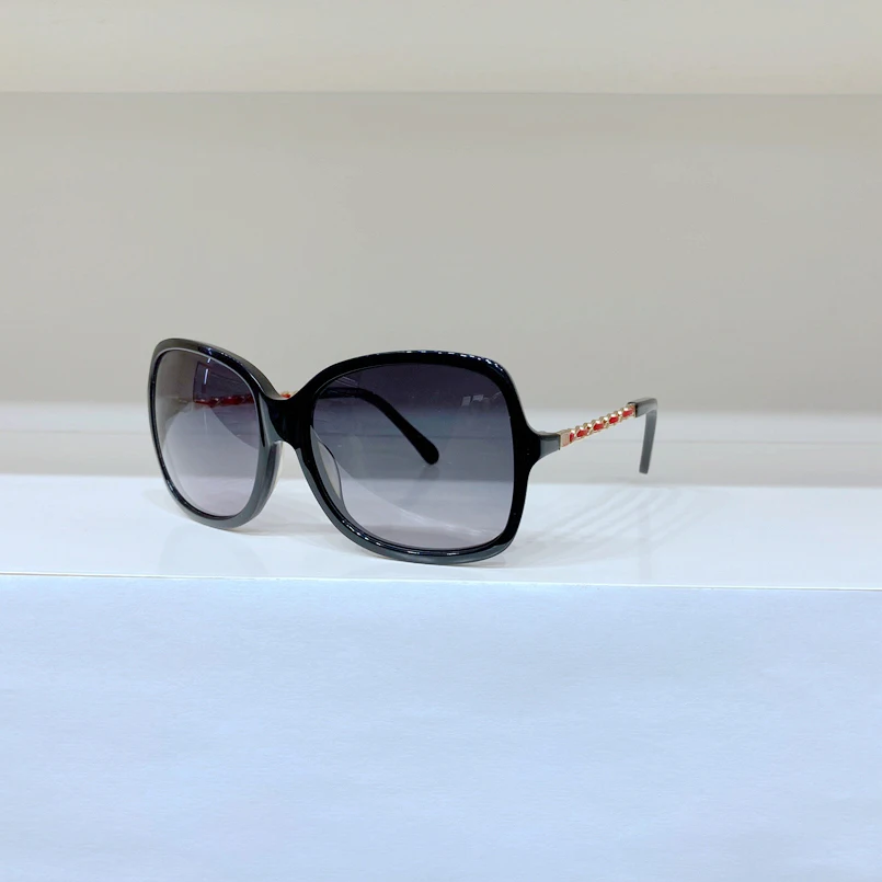 Black Oval Frame Metal Thin Legs High Quality Women's Sunglasses 5210  Fashion Men's Prescription Glasses Gradient Lens - AliExpress
